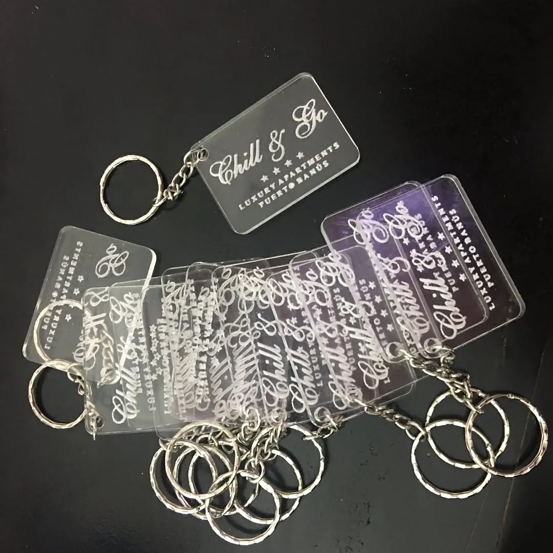 Llaveros de metacrilato personalizados