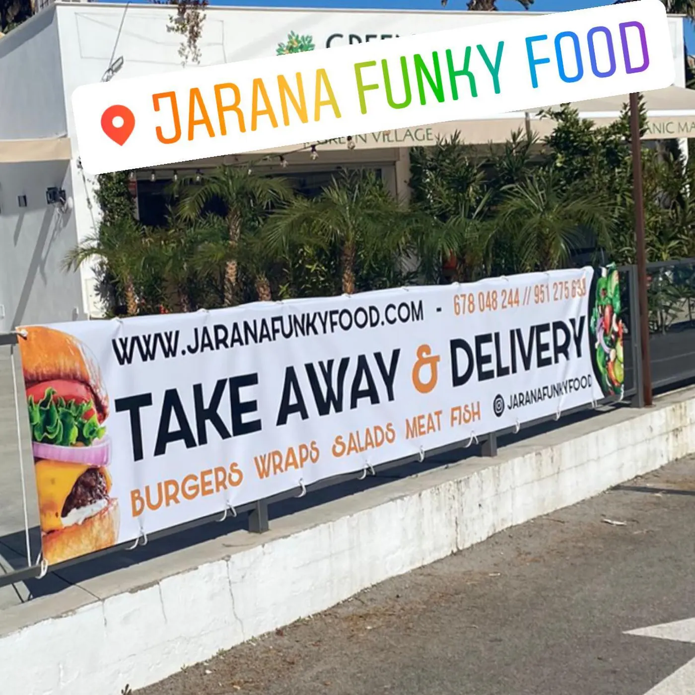 Lona publicitaria impresa en Marbella